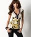BCBGMAXAZRIA Ikat-Print Matte Jersey Top