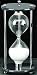 Chrome Plated Marble 60 Minute Sand Timer/ Hourglass