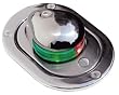 Aqua Signal Stainless Steel Hideaway Bi-Color Navigation Light Deck Mount