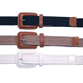 Women's Cotton Elastic Stretch Belt by Rolfs