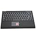 Keysonic ACK-540RF+ Compact Wireless Keyboard with Integrated Touch Pad Mouse (2.4GHz Radio Frequency, Notebook Layout) Ideal for HTPC, PC & Mac Computers