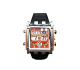 Disney ディズニー 世界初 ミッキー スクエア デジタル タイプ 時計 オレンジ 文字盤 ラバーベルト 隠れミッキー【在庫わずか】【お買い得品】【セール】【バーゲン】【クリアランス】【世界限定数生産】