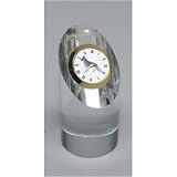 ZDISC German Shepherd Dog Crystal Paperweight Clock
