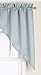 United Curtain Hamden Woven Waffle Swags, 55 by 38-Inch, Blue, Set of 2