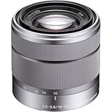 Sony Alpha SEL1855 E-mount 18 - 55mm F3.5-5.6 OSS Lens (Silver)