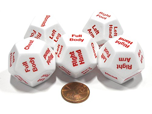 Koplow Games5 x D12 28mm Critical Location Body Hit Dice