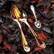 Versace by Rosenthal Medusa Gold-Plated Flatware 5-Piece Place Setting, Service for 1
