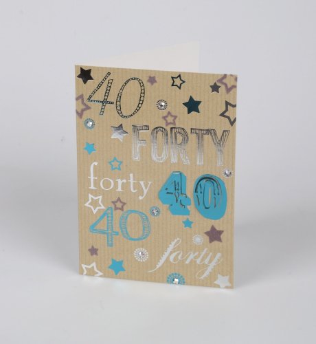 Craft and Foil 40th Card