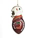 Miami Hurricanes 3 Black Resin Football Tacklers Holiday Tree Ornament - NCAA College Athletics