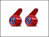 Traxxas 3636X Aluminum Steering Blocks Anodized Red