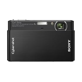 Sony CyberShot T77Digital Camera - Black (10.1 MP, 4x Optical Zoom) 3" LCD