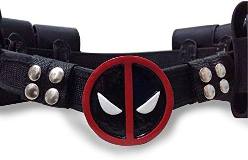 Deadpool Cosplay Belt with Metal Buckle Halloween Costume