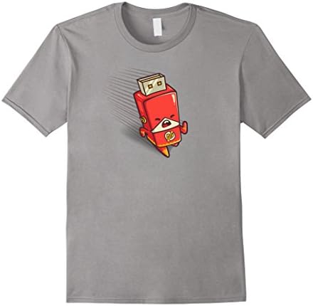 Flash Drive - Super hero - Funny T-shirt - Male 3XL - Slate
