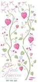 Eigenschaften RoomMates RMK1084GC / RoomMates - Wandsticker Little Princess Messlatte 101 x 68,5 cm