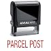 PARCEL POST Red Office Stock Self-Inking Rubber Stamp