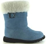 Lamo 10" inch Women's Blue Boots Sheepskin