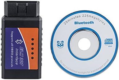 Mgotu ELM327 OBD II Bluetooth Scan Tool Auto Scanner Adapter Check Engine Light &amp; CAN-BUS Auto Diagnostic Tool, Code Reader (Bluetooth), For Android Only