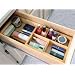 Axis 139 Natural Wood Expandable Cosmetic Drawer Organizer