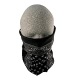 Black Paisley Motley Tube