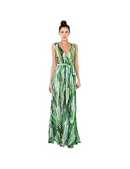 Chiffon Wrap Sheer Pleated  Dress With a Sash 