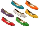 WOMENS PATENT BALLET PUMPS FLATS SHOES LADIES GIRLS COMFORTABLE BALLERINAS FAUX LEATHER size 3 - 8