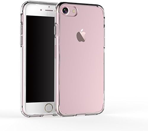iPhone 7 Case, Teclan [Crystal Clear] Anti-scratch Clear Back Panel + Bumper Cover Shock-absorption TPU Bumper for iPhone 7 [4.7 Inch] - Crystal Clear