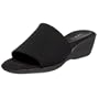 Aerosoles Women's Badminton Sandal,Black Fabric,6.5 M US