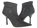 BCBG Paris Kaipo Black Ankle Stiletto Heel Boots