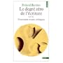 Degre Zero de l'ecriture (French Edition)