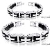 His and Hers Stainless Steel 8.5 Inch and 7.5 inch Bracelets