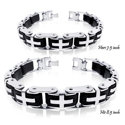 8.5 inch and 7.5 inch Stainless Steel Bracelets 8.5 inch and 7.5 inch Stainless Steel Bracelets
