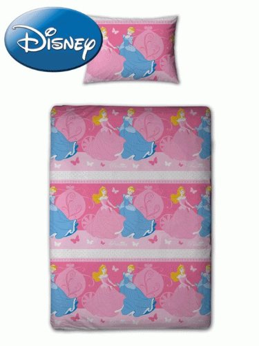 Disney Princess Duvet Cover and Pillowcase 'Royal' Design Kids Bedding