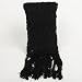 Apparel : Oversized Knit Scarf-Black