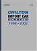 Search : Chilton's Import Car Repair Manual, 1998-2002 - Perennial Edition