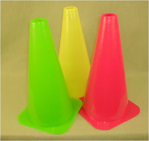 UPFRONT 12 Sports and cricket training marker cones
