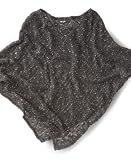 BCX Girls Crochet Lurex Poncho
