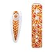 Nintendo Wii Skins Nunchuk - Skully Orange