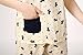 VENTELAN Women's Novelty Dogs Pajamas Bowknot Short Sleeve Sleepwear Nightwear