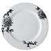 Royal Worcester Black Peony Dinner Plate 10- 1/2 inch