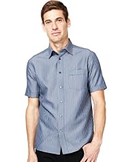 Soft Touch Short Sleeve Checked Shirt