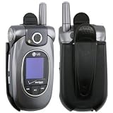 Brand New LG Verizon VX8300 Black Swivel Belt Clip Holster