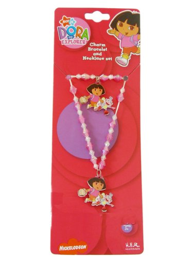 Dora de juke-box le Bracelet de Charme Explorateurs et la Série de Collier [le Jouet]