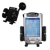 Compaq iPAQ 3830 Flexible Car Windshield Holder - Gomadic Brand by 