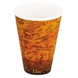 Dart 12U16ESC Fusion 12-Ounce Escape Design Printed Hot Foam Cup 20-Pack (Case of 50)