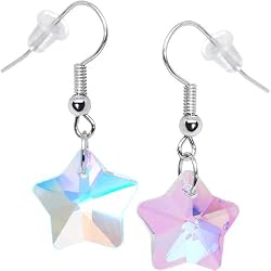 Aurora Crystal Star Earrings
