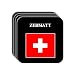 Switzerland - "ZERMATT" Set of 4 Mini-Mousepad Coasters