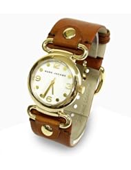 Marc by Marc Jacobs Gold Molly Womens Watch w/ Leather Band MBM8521