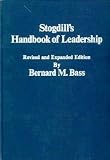 Handbook of Leadership: A Survey of Theory and Research