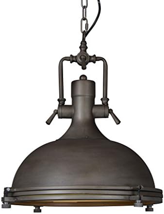 Vintage Style industrial dome pendant hanging light Hanging Light Rustic Aged Iron Steampunk A