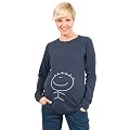 Be Mama! Umstandsshirt, Schwangerschaftsshirt mit Applikation, Modell: Baby